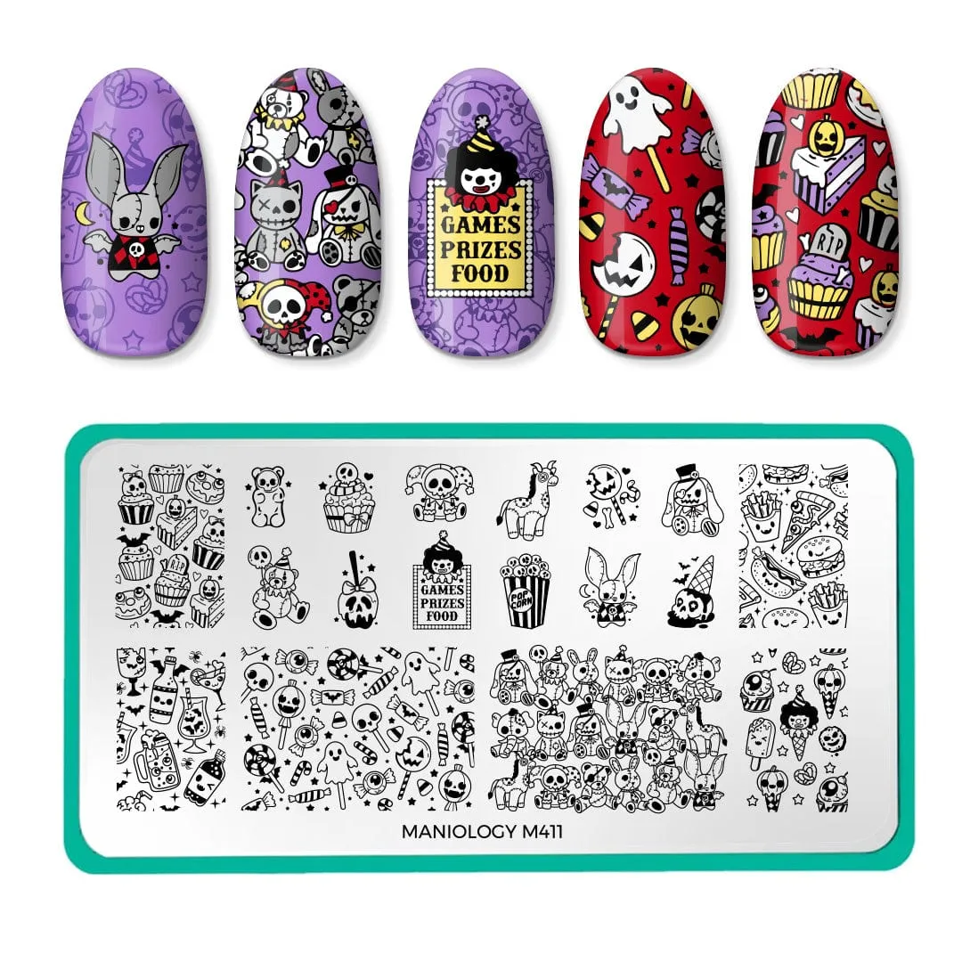 Magical Halloween (M408-M412) - Set of 5 Nail Stamping Plates