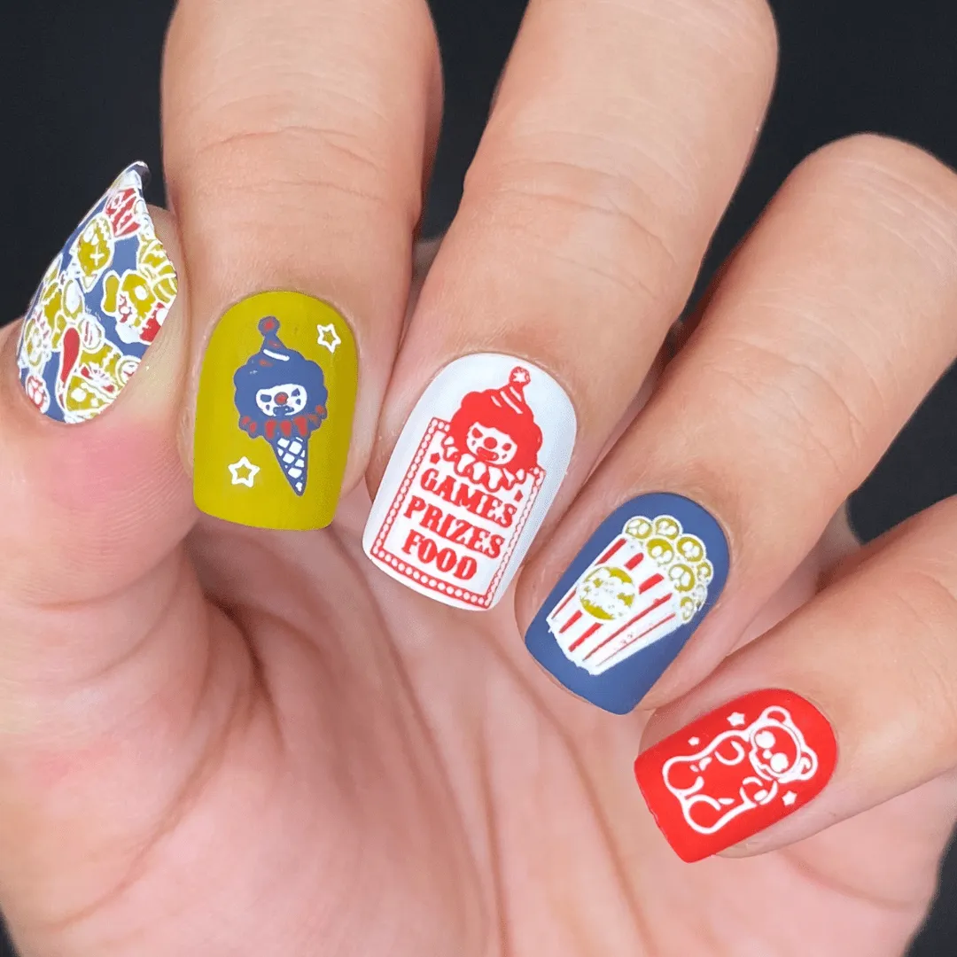Magical Halloween (M408-M412) - Set of 5 Nail Stamping Plates