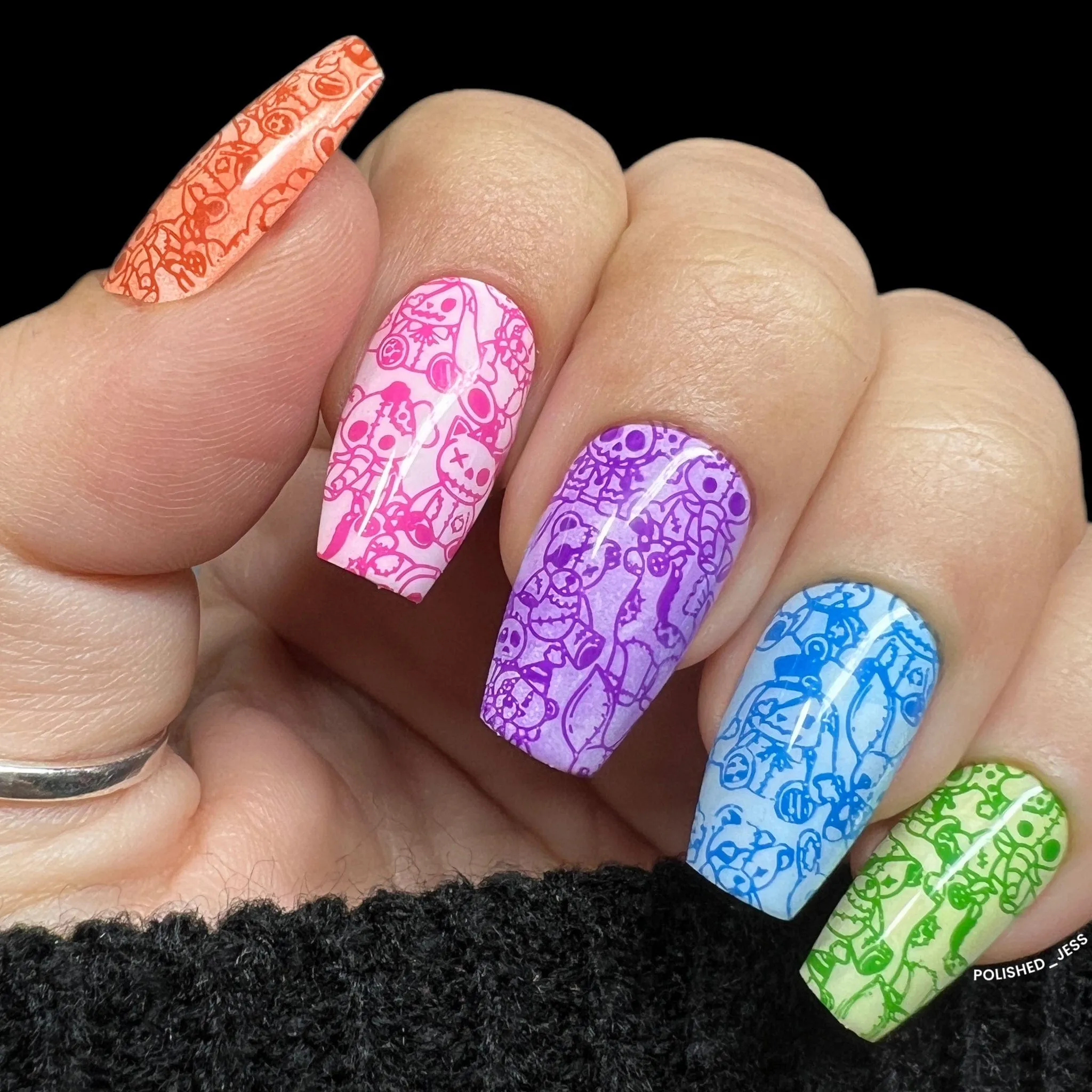Magical Halloween (M408-M412) - Set of 5 Nail Stamping Plates