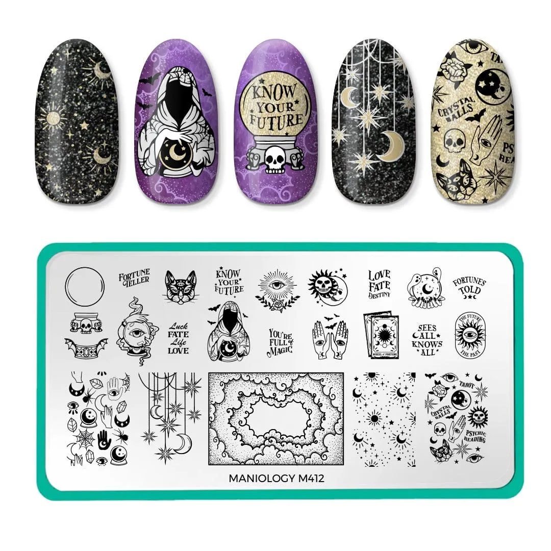Magical Halloween (M408-M412) - Set of 5 Nail Stamping Plates
