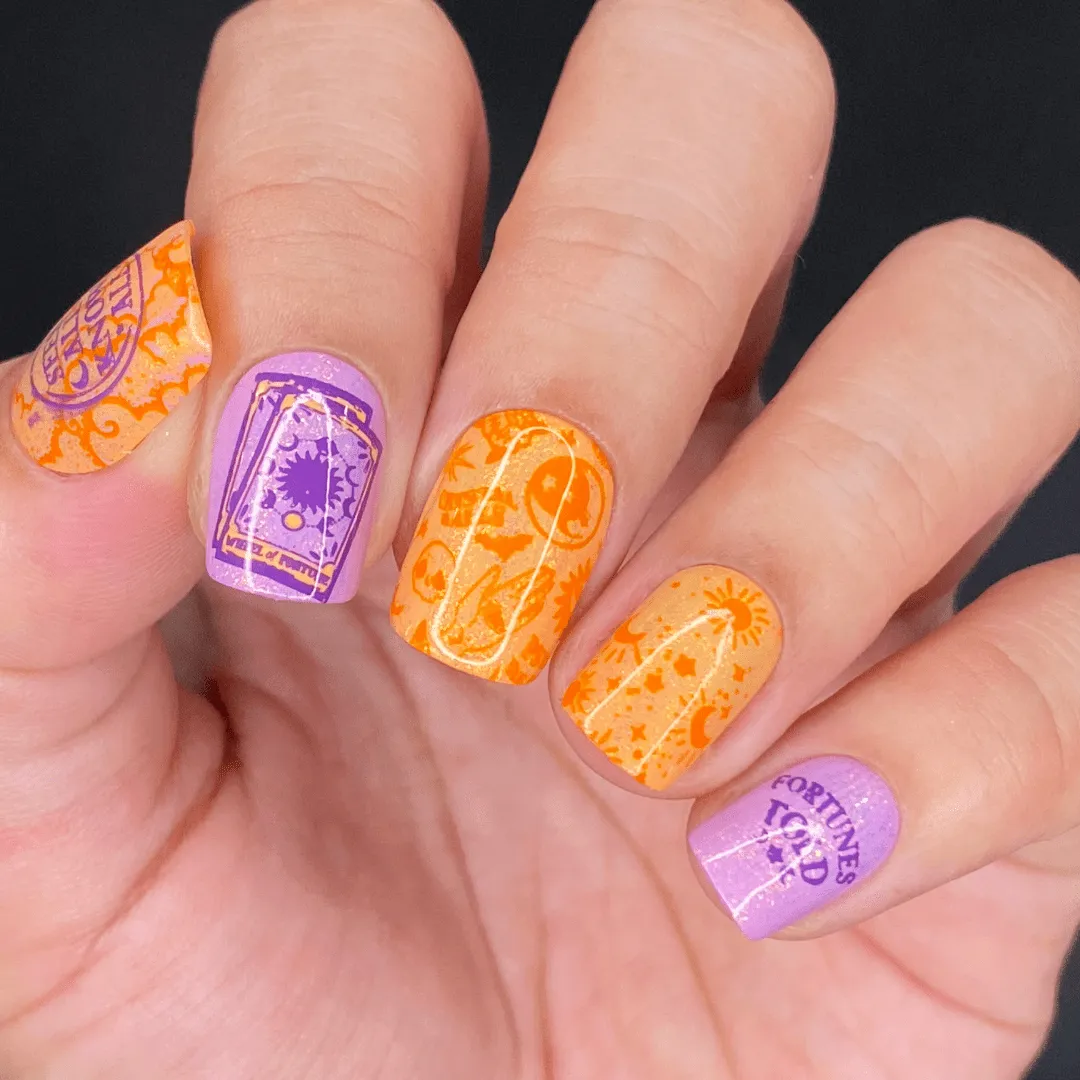Magical Halloween (M408-M412) - Set of 5 Nail Stamping Plates
