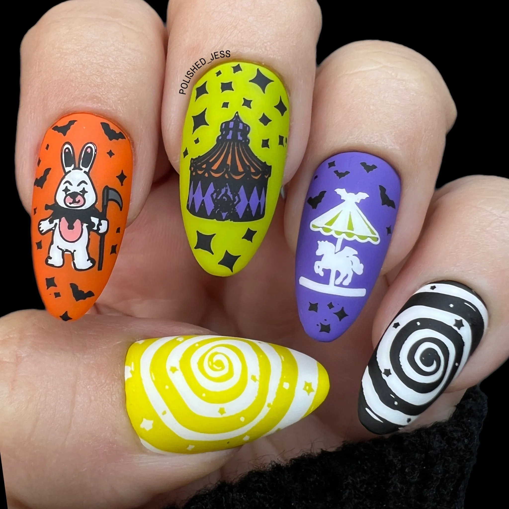 Magical Halloween (M408-M412) - Set of 5 Nail Stamping Plates
