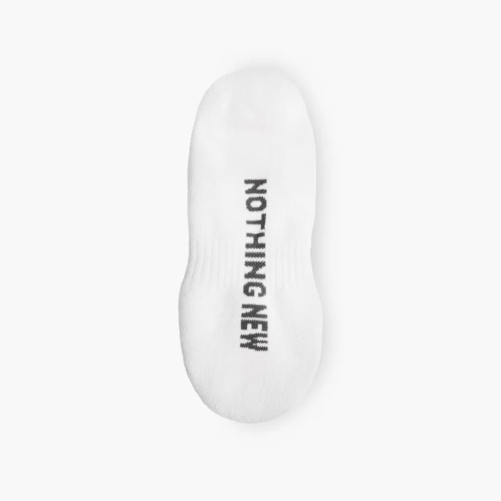 Men's Eco-Friendly No Show Socks | White