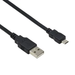 Micro USB Cable - USB 2.0 Type A Male to Micro Male (8in-10ft) - Multipack