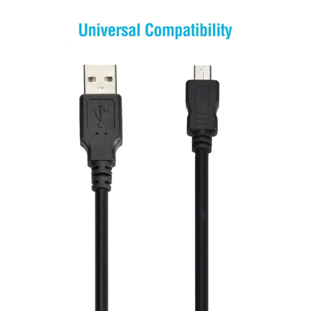 Micro USB Cable - USB 2.0 Type A Male to Micro Male (8in-10ft) - Multipack