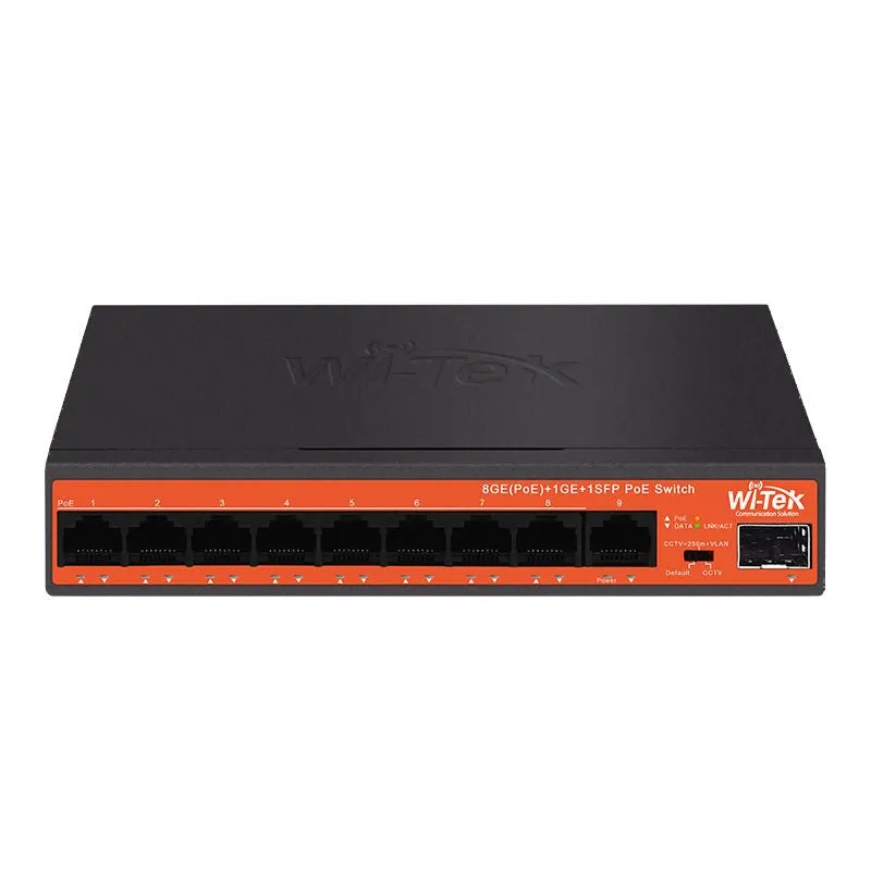 Network Switch, PoE, 8 1 Port, 65W