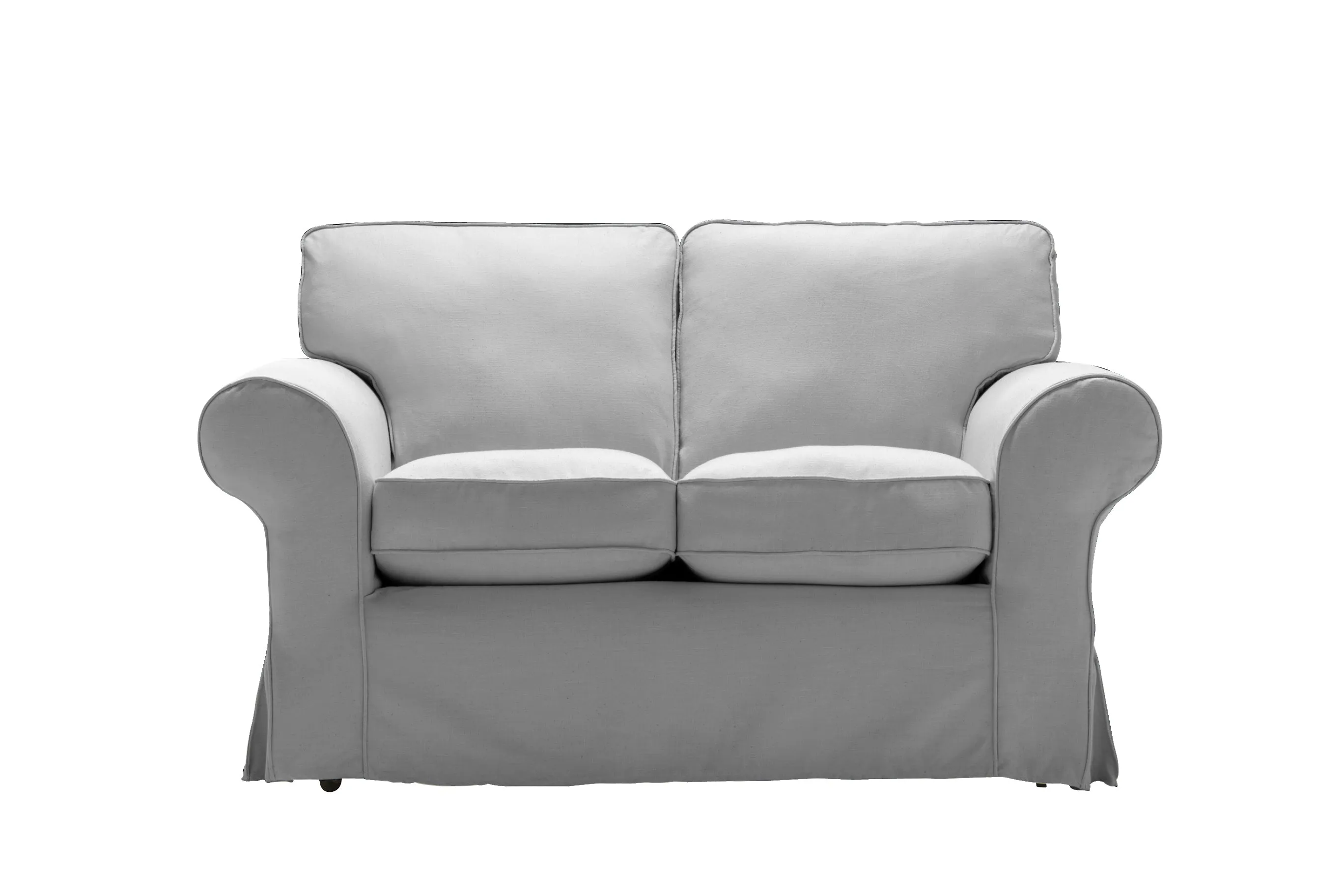 Newport | 2 Seater Extra Loose Cover | Capri Light Grey