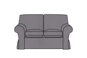 Newport | 2 Seater Extra Loose Cover | Miami Charcoal