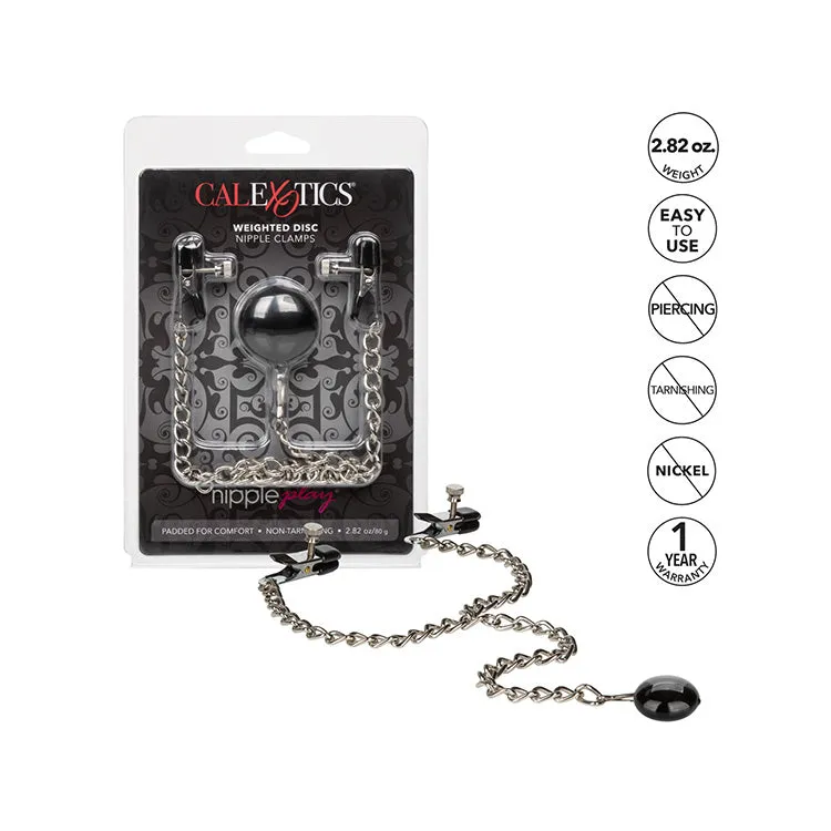Nipple Play Weighted Disc Nipple Clamps