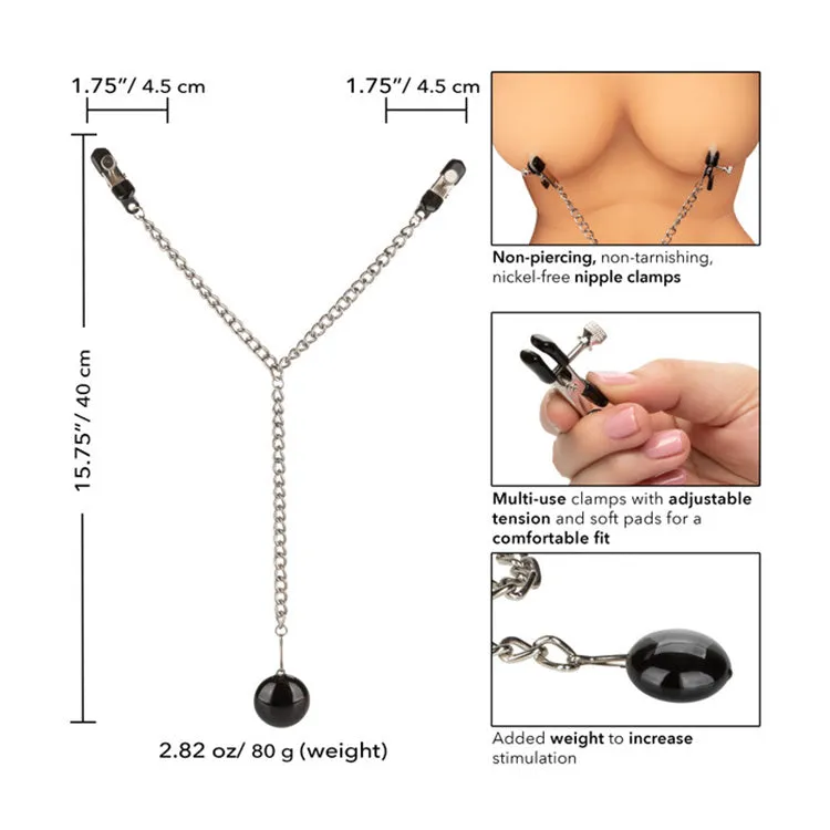 Nipple Play Weighted Disc Nipple Clamps