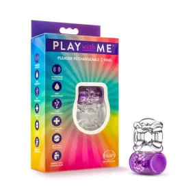 NO ETA Blush Play with Me Pleaser Rechargeable C Ring - Purple