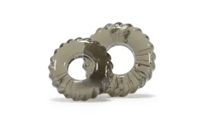 Oxballs Night Edition TRUCKT 2 PIECE COCK RING   BALLRING   SHAFTRING SET  NO COLOR