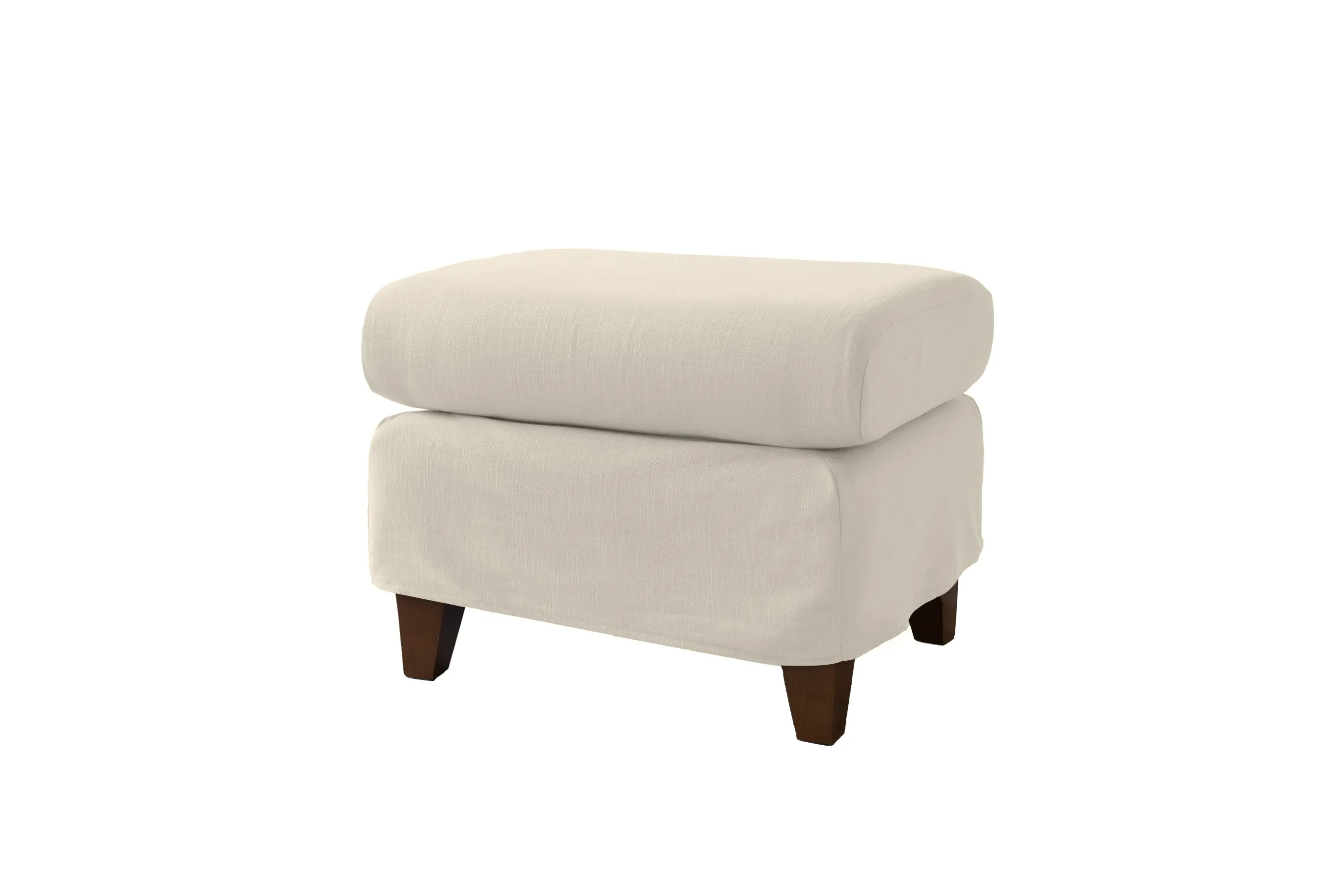 Padstow | Footstool Extra Loose Cover | Capri Dove