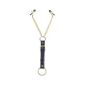 Penitentiary Nipple Clamps And Cock Ring Set
