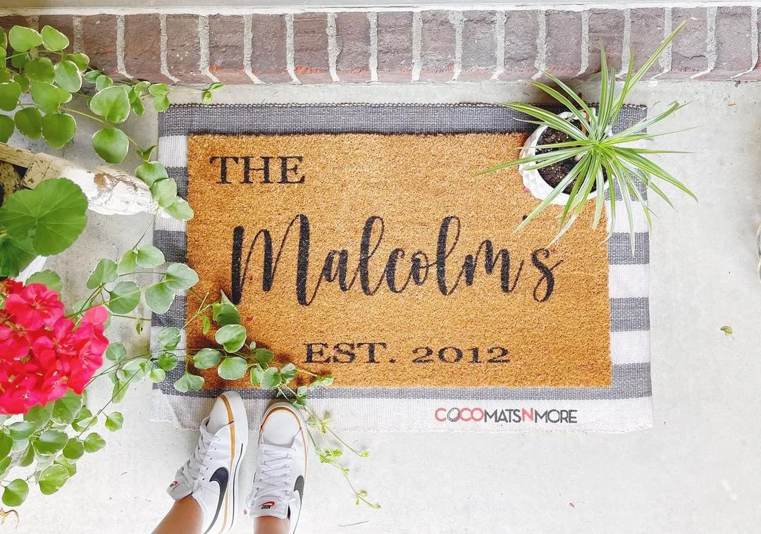 Personalized Family Name Doormats
