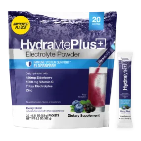 Plus Immune System Boost with Elderberry - Lightly Sparkling (8 oz)