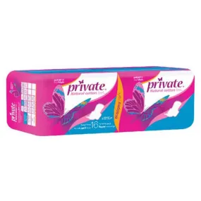 Private Extrathin Super 16 Feminine Pads