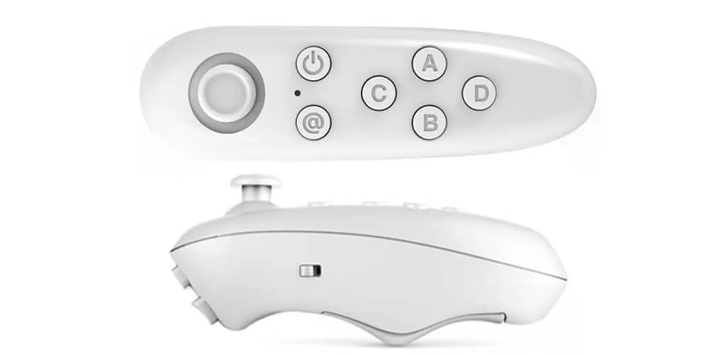 Remote Control for Bluetooth Devices and 3D Virtual Reality Headsets
