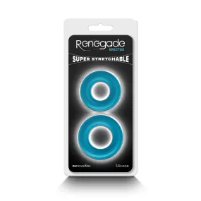 Renegade Erectus - Teal - Teal Cock Rings - Set of 2