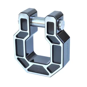 Royal Show Shackle - D Ring Hook - BILLET (Royal Hooks) BLACK MILLED