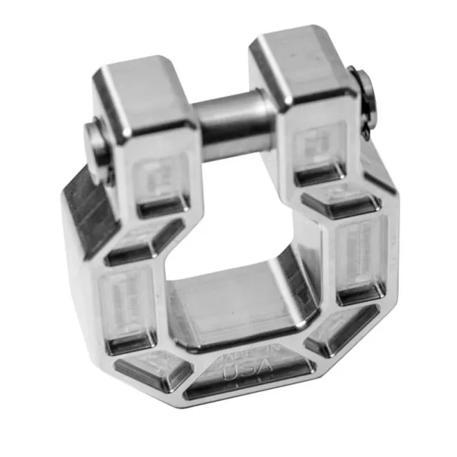 Royal Show Shackle - PAIR - D Ring Hook - BILLET (Royal Hooks) RAW