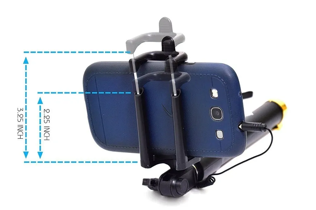 Selfie Sticks Box with Aux Wire for All Smart Phones - H01407