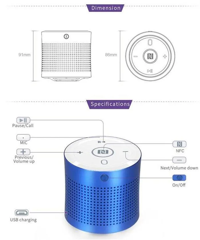 Thunder II Smart WiFi Bluetooth V4.0 Speaker