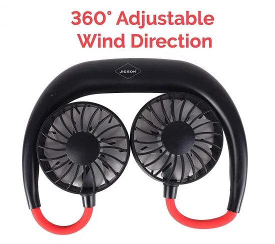 USB Rechargeable Mini Neckband Fans - G00007
