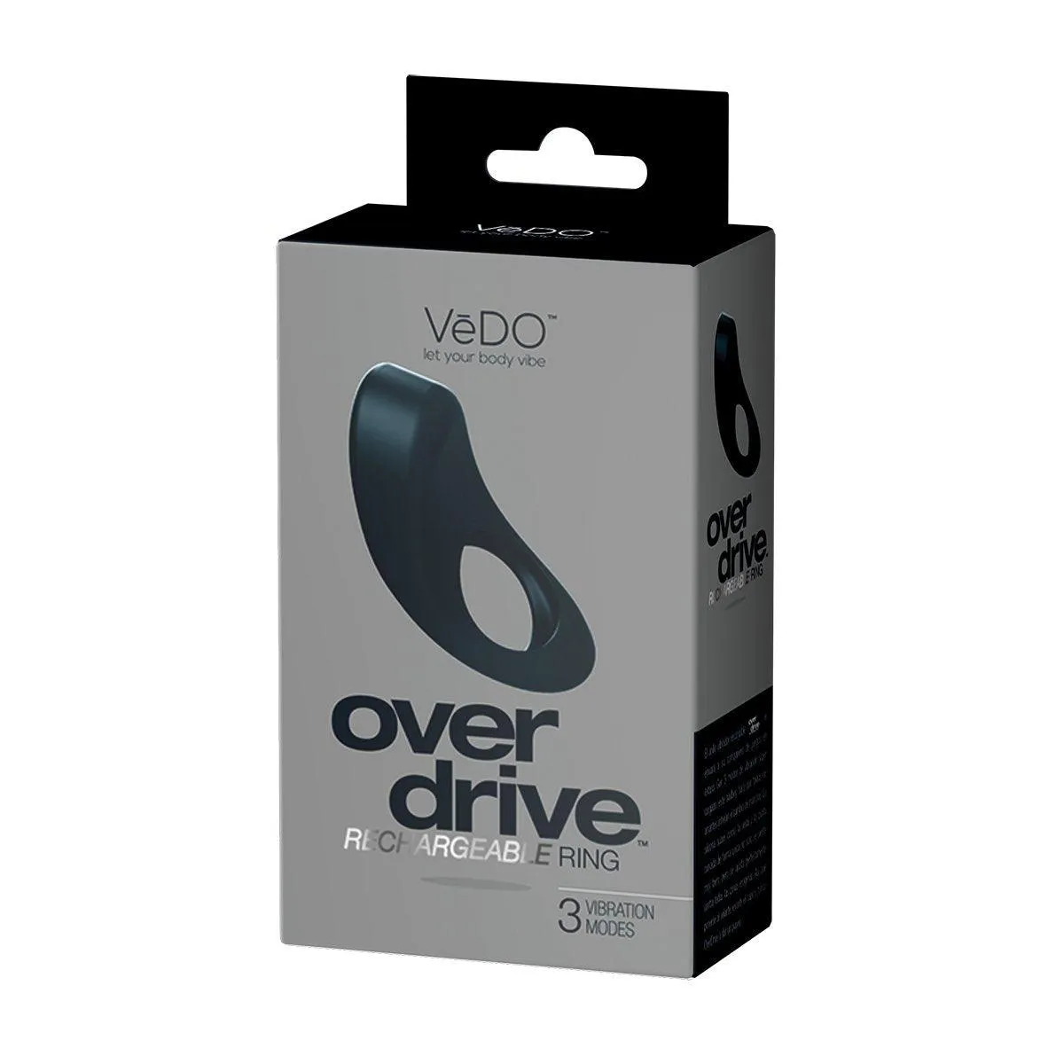 VeDO Overdrive Rechargeable Vibe Ring - Black
