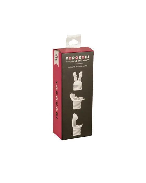 Yorokobi Mini Wand Attachment 3 Pack